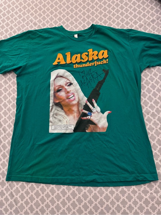 American Apparel Tops - Signed Alaska Drag Queen American Apparel Shirt Size 2XL